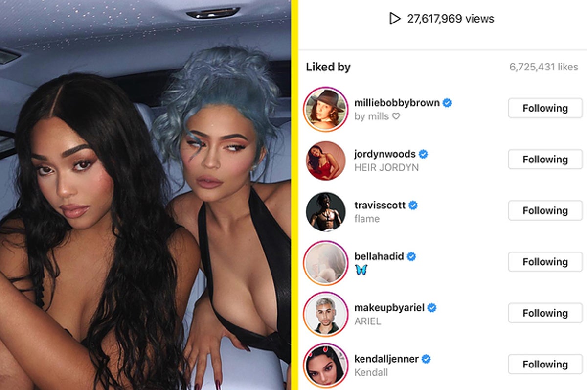 Kylie Jenner Seemingly Unfollowed Jordyn Woods on Instagram
