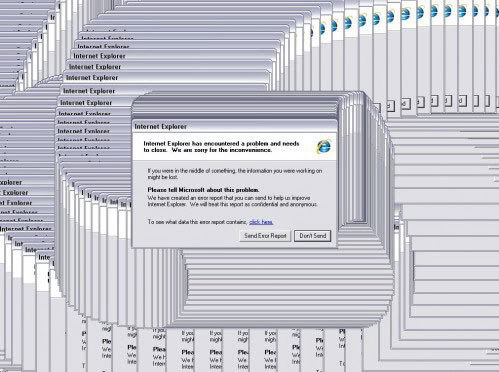 internet explorer not responding message