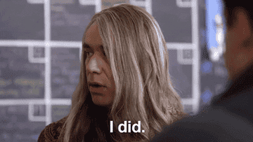 A character from the show Portlandia saying &quot;I did&quot; 