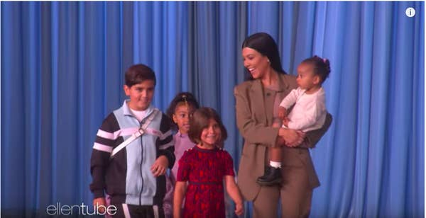 Kourtney Announced Live On The Ellen Show That Kim S Surrogate