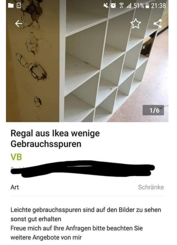 27 extrem witzige eBay Kleinanzeigen Angebote