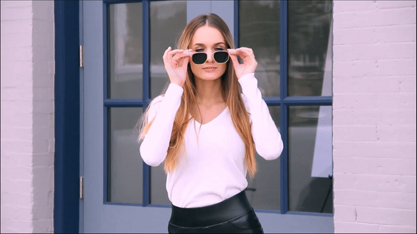 Promising review: "These glasses are really nice and stylish! I didn't think I'd look nice in them because they are different from the ones I usually wear, but it turned out that they fit perfectly! I love the gold rim, it really adds the elegance of the glasses. They have really good UV protection and seem to make my face look smaller." —YangGet them from Amazon for $13.98+ (available in seven styles).