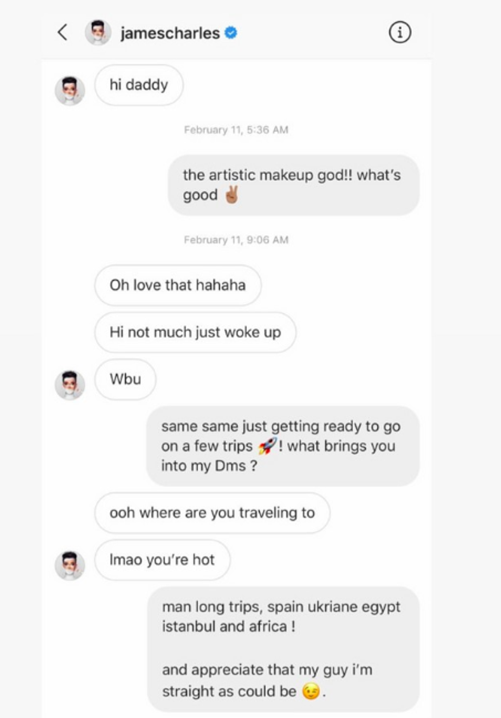 13 Alleged Messages/ Screenshots From James Charles That Have Surfaced  Since The Tati Scandal