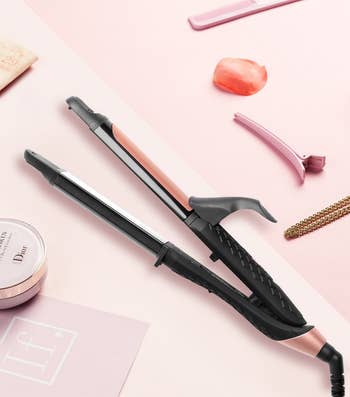 the tool that is a straightener and curling iron in one