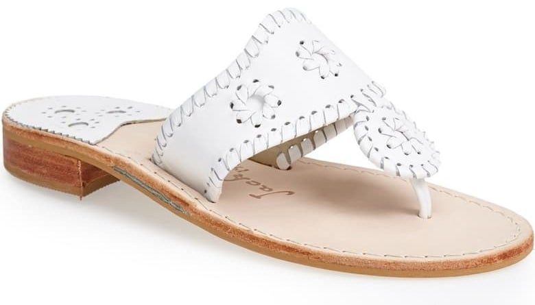 Promising review: "These are my go-to summer sandals! They are a bit stiff on the first few wears, but they soon conform to your foot perfectly and you won't want to wear anything else! Purchased because my previous Jacks finally had to be retired, but the quality is consistently great, and the fit is true to size. The platinum color goes with everything! I highly recommend!" —csw2310Get them from Nordstrom for $117.95 (available in sizes 5-12 and in two color combos).