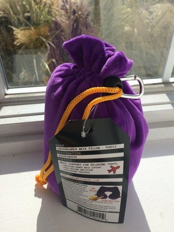 the small pouch with the pillow inside