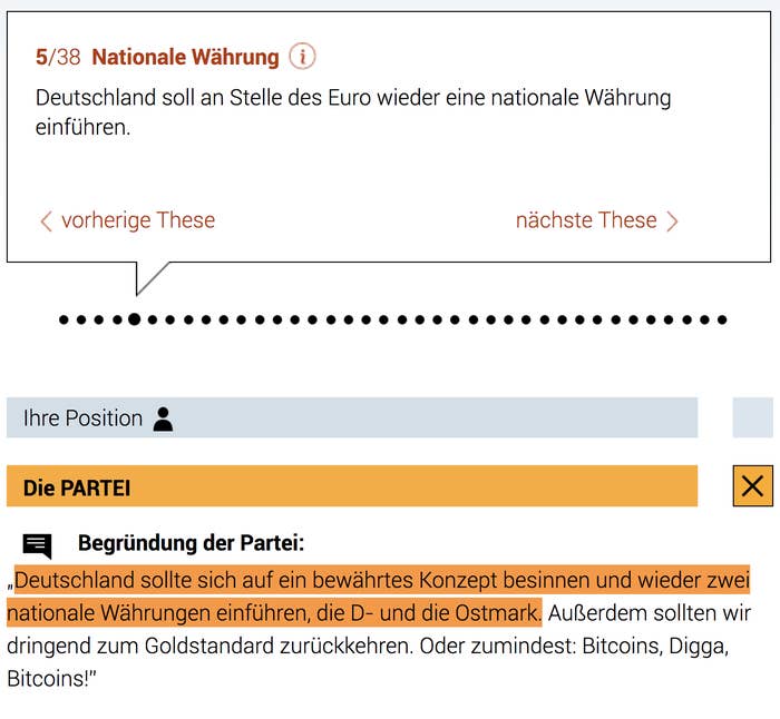 Europawahl So Witzig Sind Die Antworten Von Die Partei Im Wahl O Mat