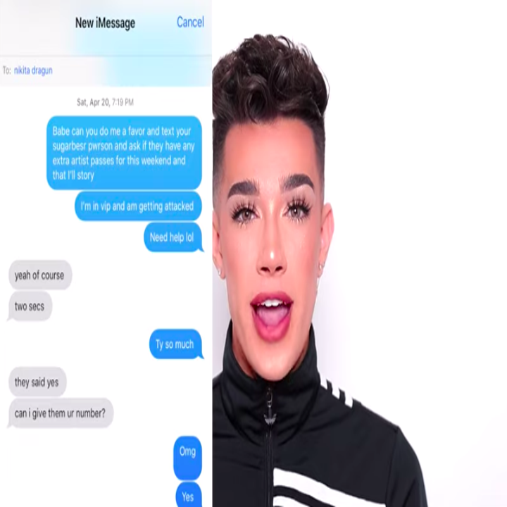 James Charles Posted A 41Minute Video Of Screenshots And Receipts. We