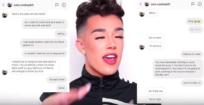 james charles screenshots