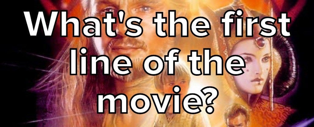  Star Wars Episode I The Phantom Menace Trivia Quiz