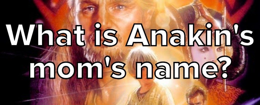  Star Wars Episode I The Phantom Menace Trivia Quiz