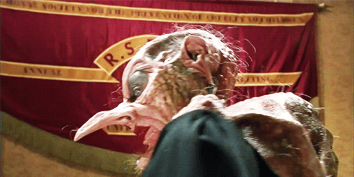 "The fact that they eat children and do other horrible things to them, gives me chills. Specifically, the scene at the end of the movie where they all turn to their true form is stuff of nightmares."—jannae4fe1aea1a