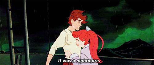 "I have a very distinct memory of watching this in theaters and my parents almost had to take me out of the theater during the scene where she has that weird nightmare and almost jumps off the boat because I was crying so much."—clairej44e7c852f