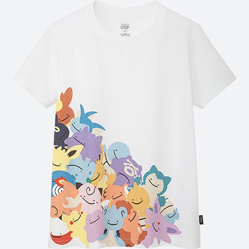 ユニクロのポケモンtシャツ