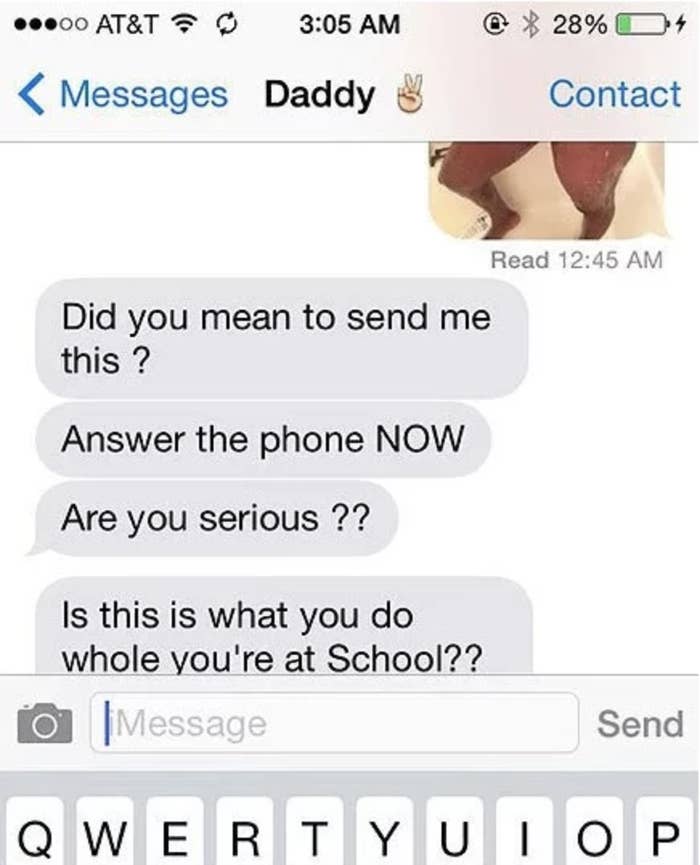 wrong number texts parents