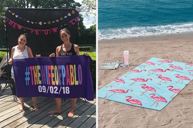Oversized M&M's Groovy Summer beach towel vacation picnic beach 