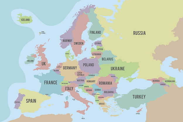 Hay 50 países en Europa, estaría muy impresionado si puedes nombrar 10