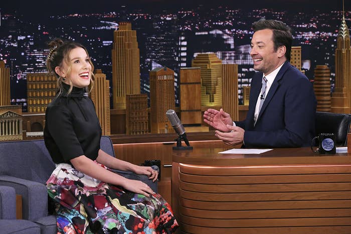 Millie Bobby Brown Hot Moments in The Tonight Show Starring Jimmy