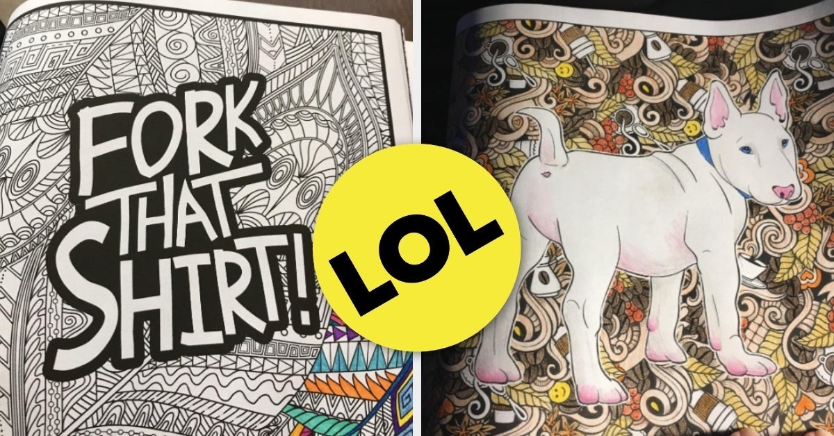 34 Adult coloring books swear ideas