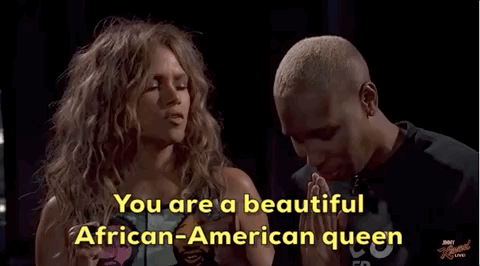 "Lena, I know you. We’ve worked together, so I know that you are a force of nature," Halle said. The two powerhouses serve as executive producers of the hit BET series Boomerang, and have openly supported and celebrated one another professionally in recent years. "You are a beautiful African American queen," she continued. "And tonight you are a writer, an actor, a producer and tonight you are a late night comedian and you’re about to slay."