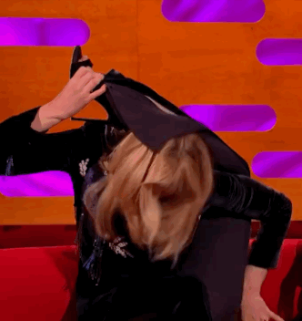 Sophie Turner Putting Her Leg Behind Her Head To Demonstrate Her Circus 