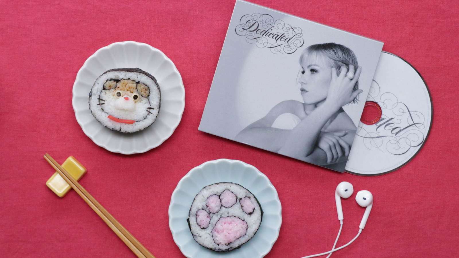Tasty Japanとカーリー レイ ジェプセンがコラボ 切って可愛い 猫の飾り巻き寿司