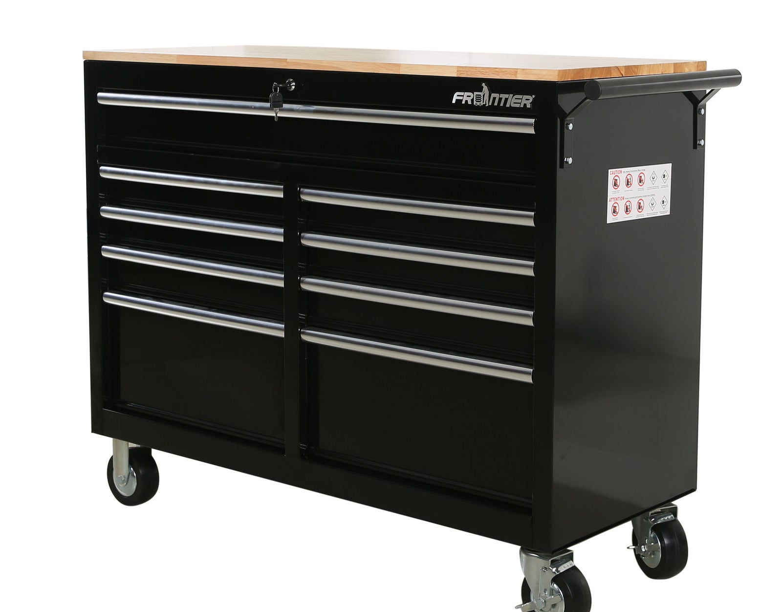 This hefty boy can hold up to 100 pounds per drawer. It even has a secure locking system with two keys. Promising review: &quot;Arrived in great shape. Easy to assembly. Perfect for storing tools and having a work bench. Great price, and delivery company was fast and friendly.&quot; —sammy2914Price: 9