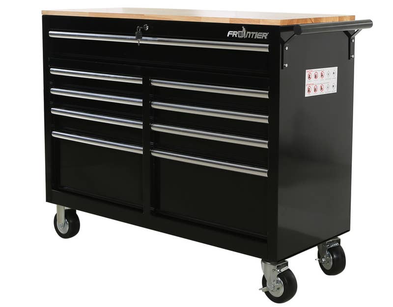This hefty boy can hold up to 100 pounds per drawer. It even has a secure locking system with two keys. Promising review: "Arrived in great shape. Easy to assembly. Perfect for storing tools and having a work bench. Great price, and delivery company was fast and friendly." —sammy2914Price: 9