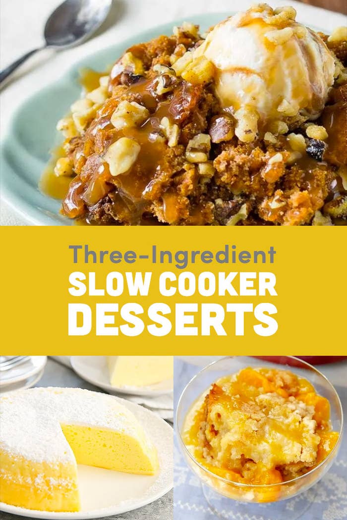 Three-ingredient slow cooker desserts
