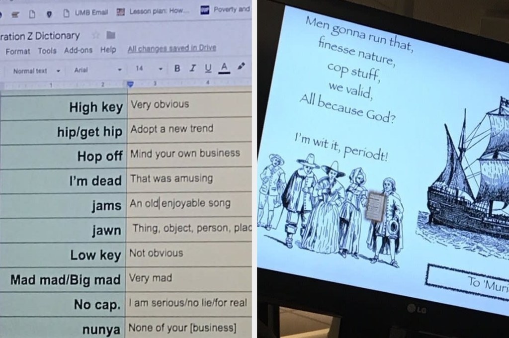 To 'slay' communication with his students, a high school teacher made a Gen  Z dictionary