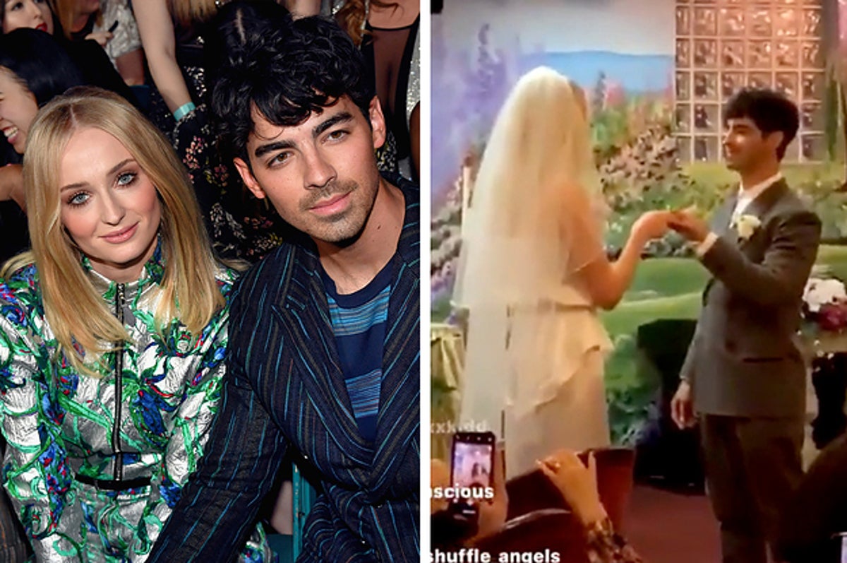 This Classic Couple Tied the Knot at Joe Jonas and Sophie Turner's