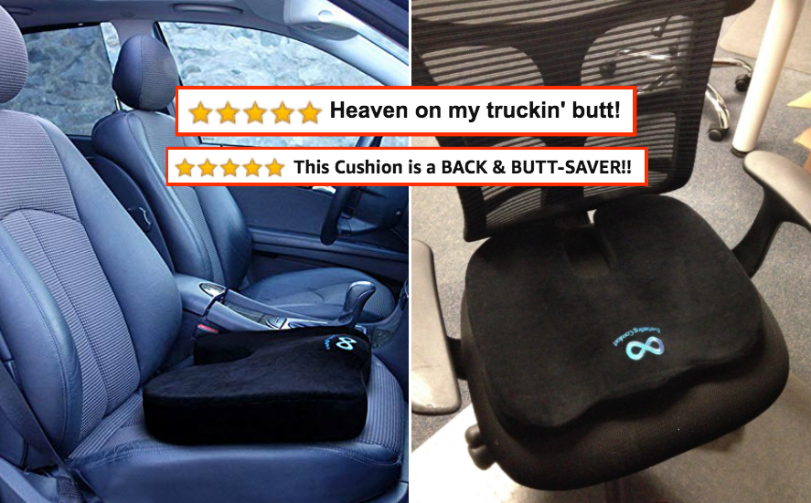 Memory Foam Cushion For Back Pain, Car Seat Cushions For Short Drivers Australia