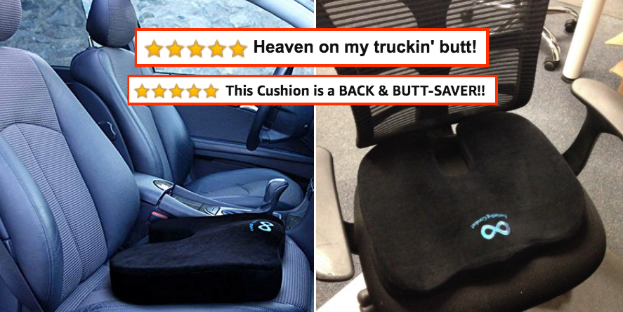 Car Seat Cushions for Short People, Truck Driver Seat Cushion, Butt Cushion