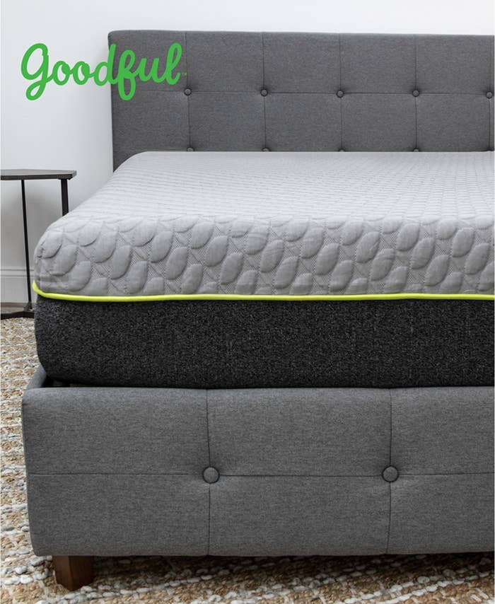 The high-density bottom layer maintains support and the non-skid bottom keeps the mattress in place all night. Get it from BuzzFeed's Goodful line, sold exclusively at Macy's for $1,024.99+ (available in sizes twin–Cal king).