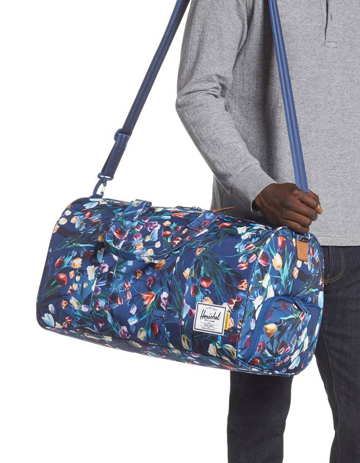 It has a separate compartment for shoes so your stuff doesn't get dirty. I actually bought this duffle bag about four years ago to use a carry-on item and it's still holding up super well! Promising review: "I bought two of these for my college-aged sons. They are super roomy and very high quality. You can put a week's worth of stuff in this bag. This bag should last a long time." —NilsMichaelGet it from Nordstrom or Amazon for $85 (available in 25 colors/patterns).
