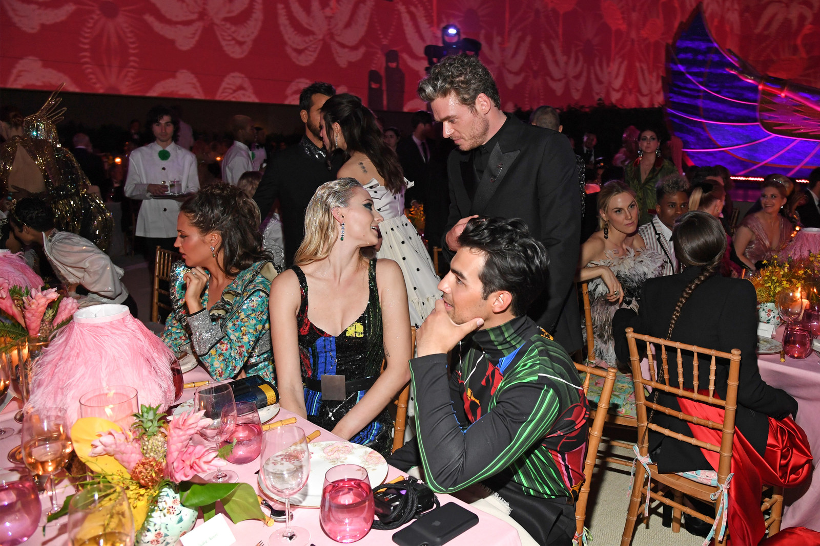 the impossible girl. — richard madden and sophie turner the met gala 2015