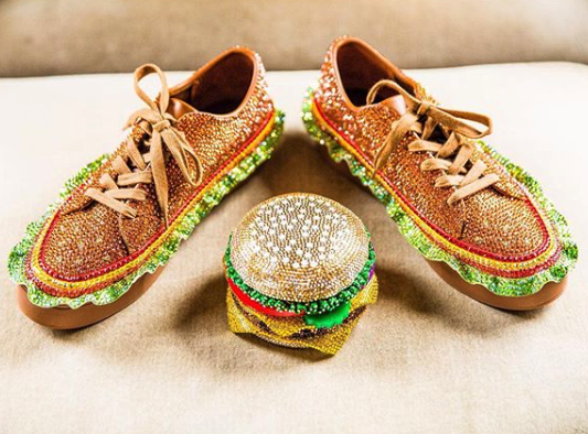 Katy perry sale burger shoes