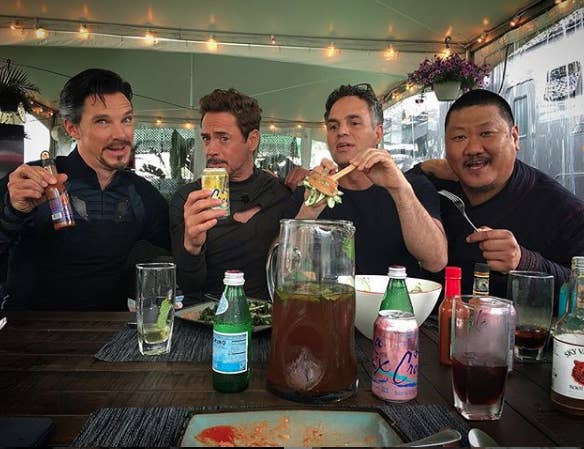 44 Behind The Scenes Photos That Ll Change The Way You Look At Marvel Movies