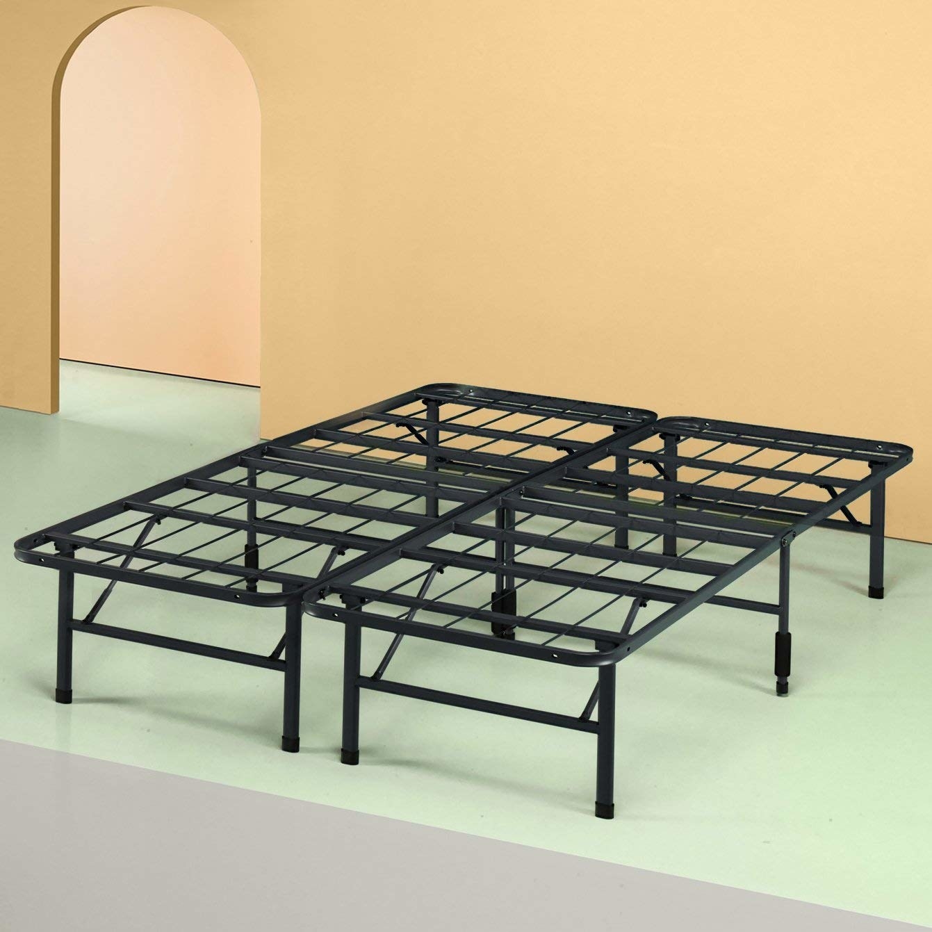 a stock image of the black bed frame