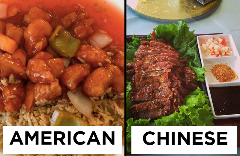 authentic chinese food vs american chinese food