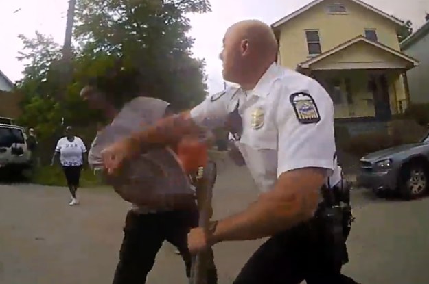 Anthony Johnson Ohios Dancing Cop Investigated After Punching Man In Face 