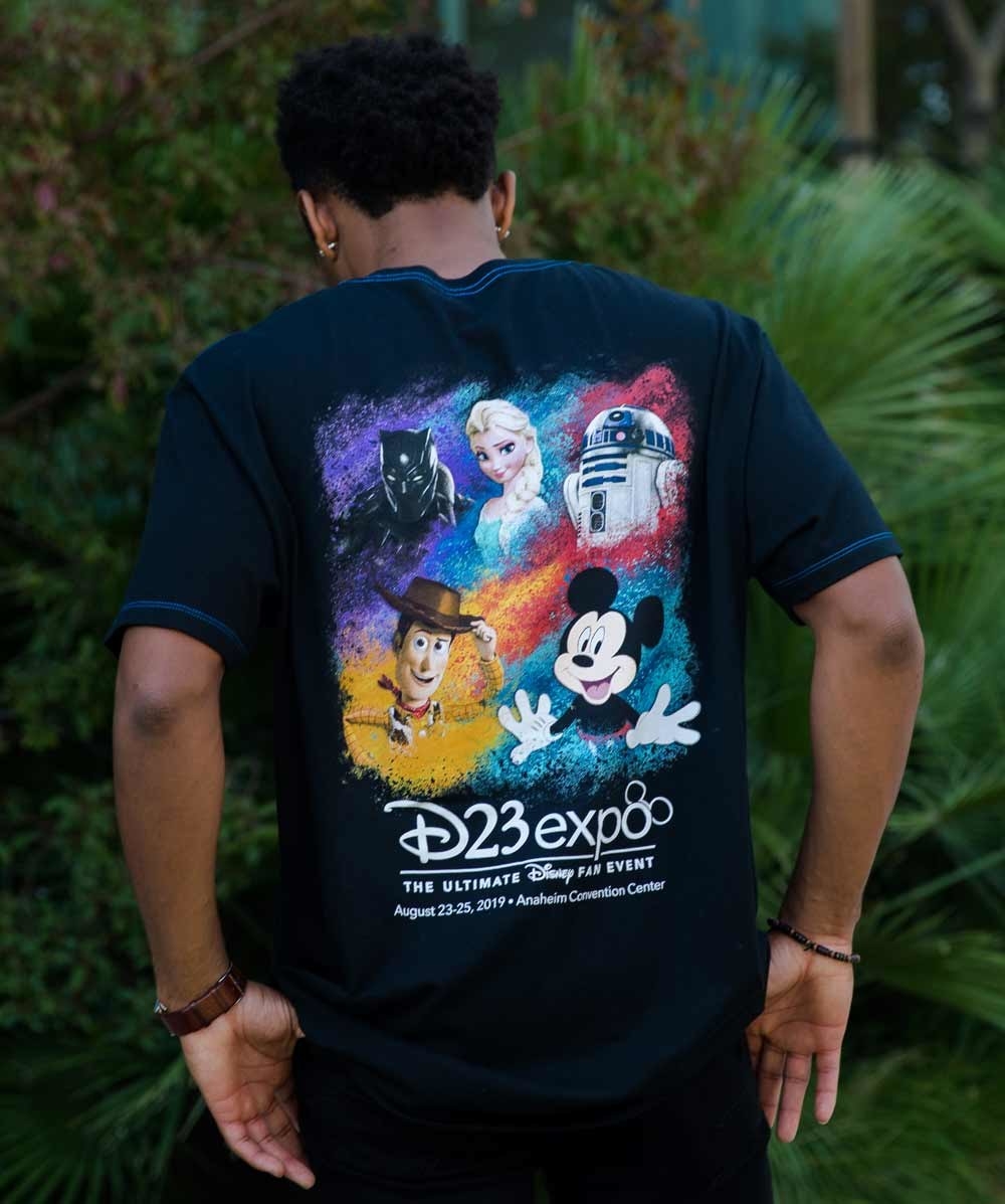 Walt Disney Imagineering Cast Exclusive Polo Shirt Mens Black D23 Expo Medium