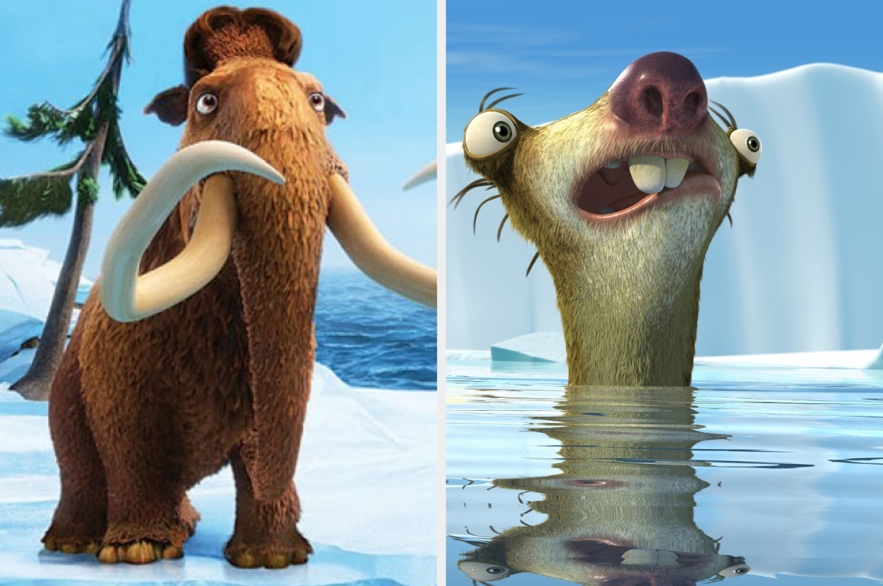 ice age movie animals
