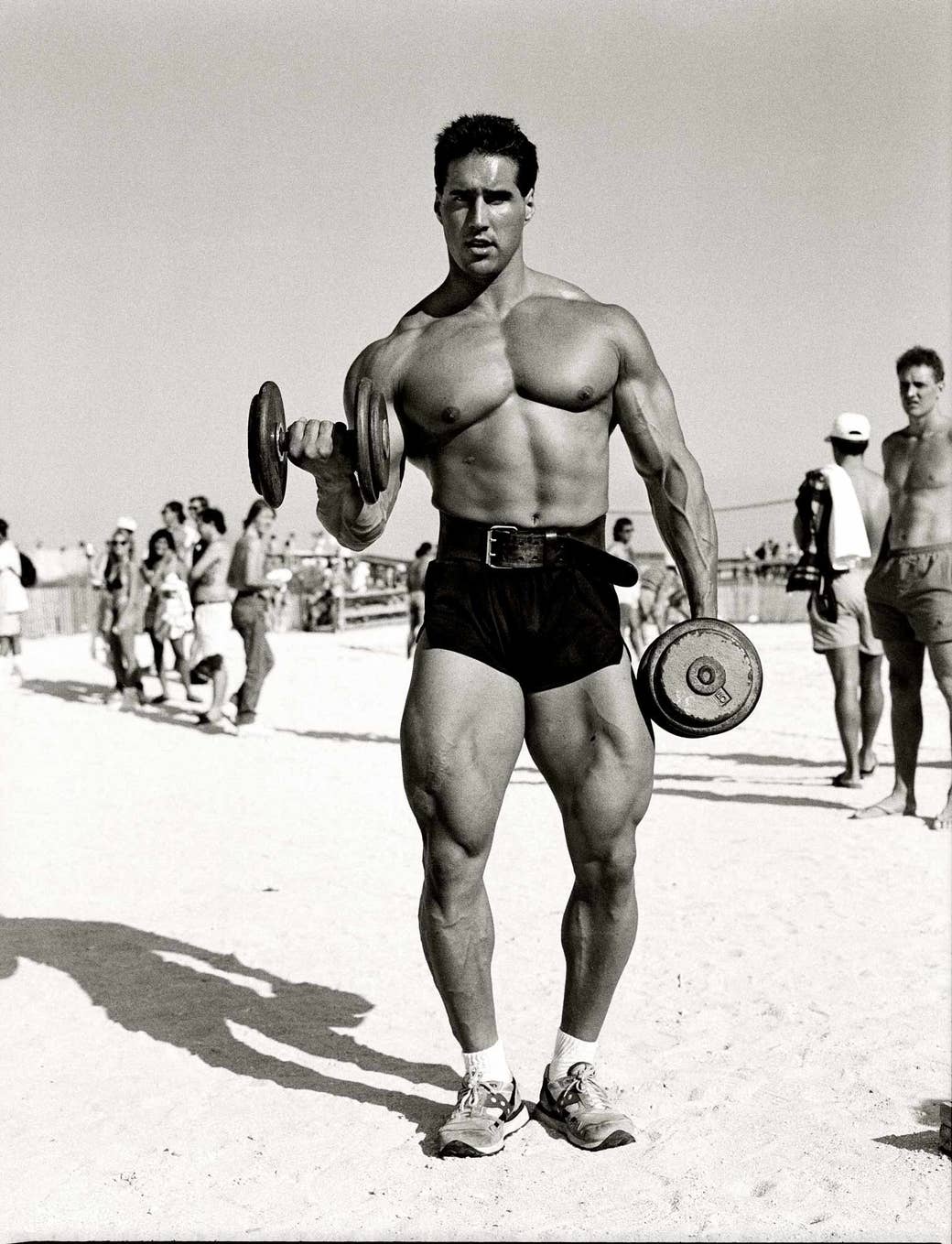&quot;E.J. Pence, competitive bodybuilder, South Beach, 1990.&quot;