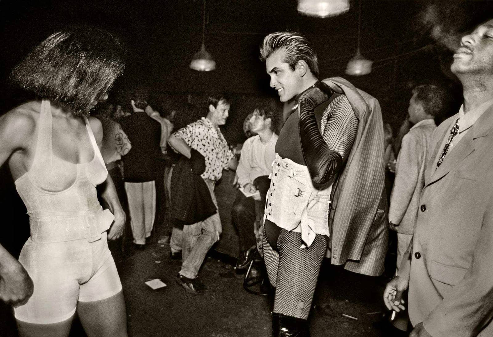 &quot;Jon Jon Bubblegum, party animal, and friends, South Beach, 1992.&quot;