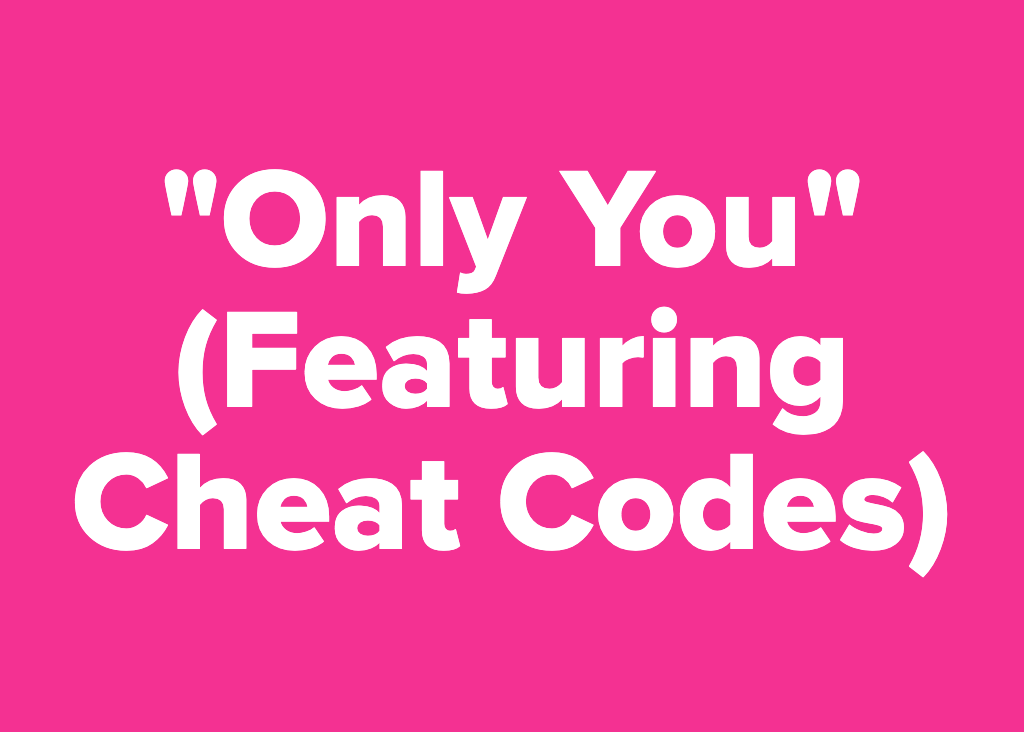 only you cheat codes album