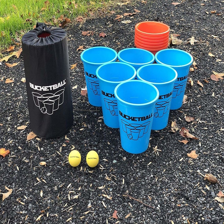 the bucketball setup