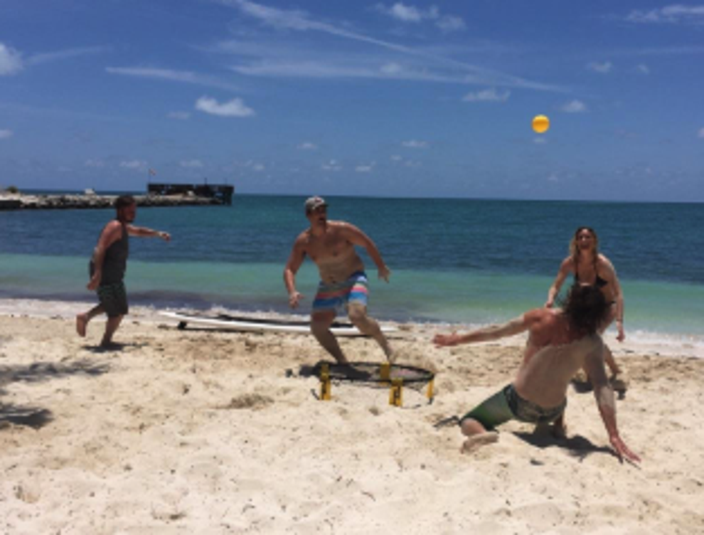 Beach games with balls