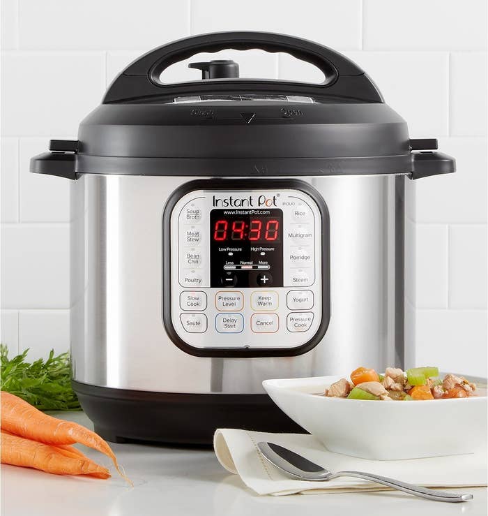 The Instant Pot, featuring a digital display