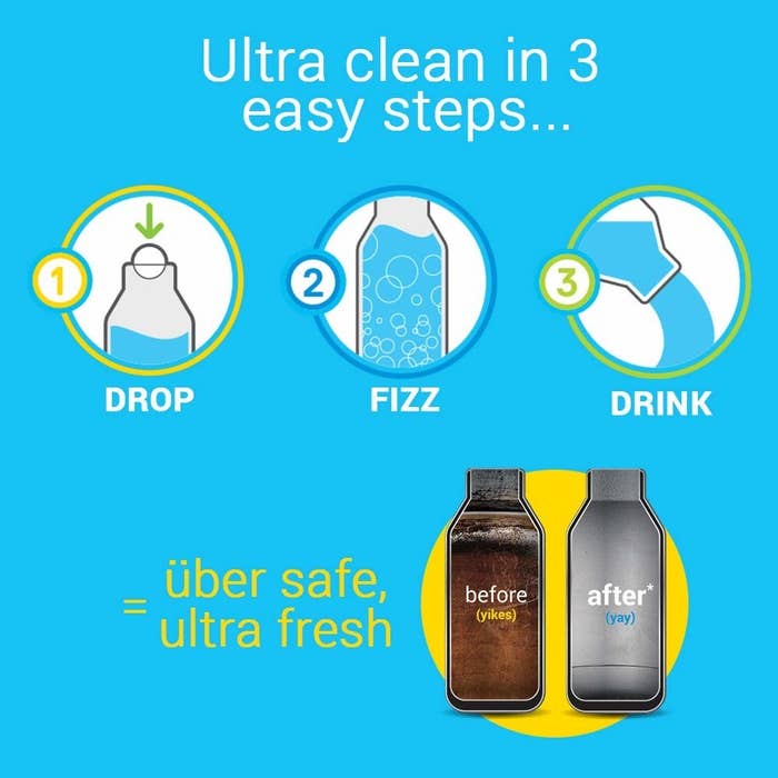 Bottle Bright  Safe & Effective Water Bottle Cleaning Tablets